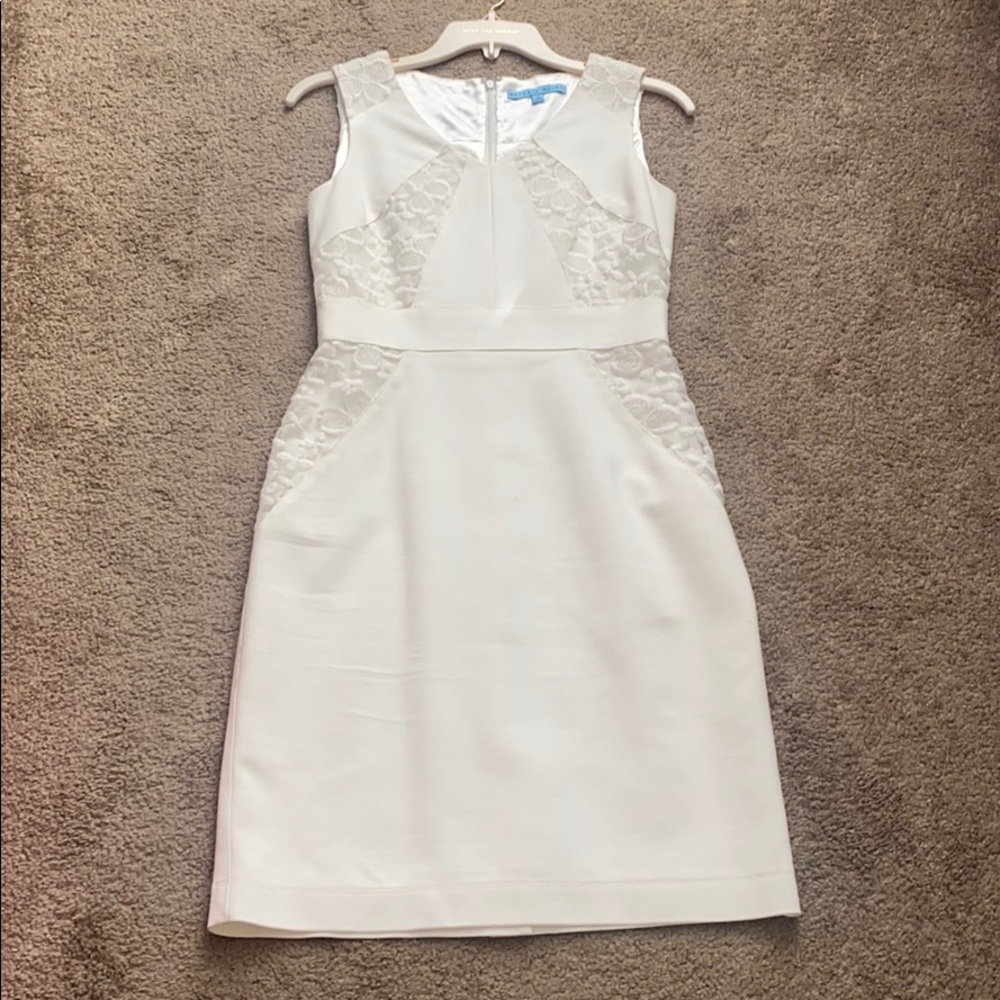 White sleeveless Antonio Melani dress